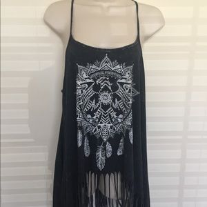 Voice of California fringe top